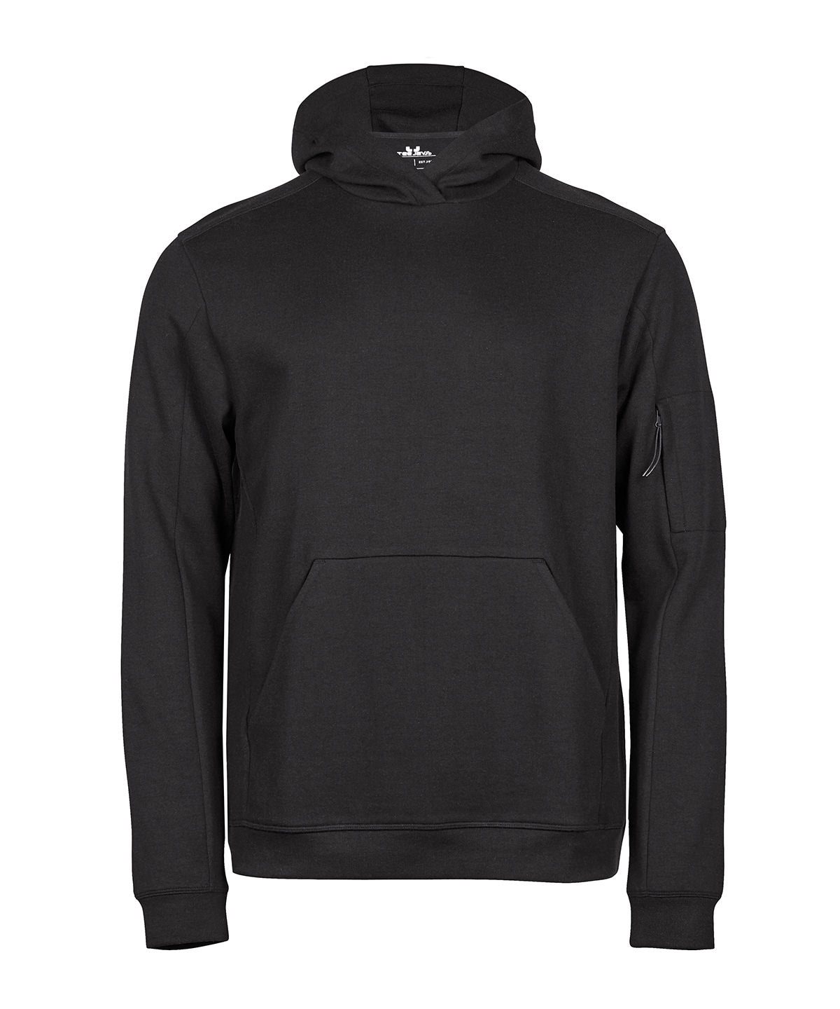 Athletic hooded sweatshirt (5702) - Black