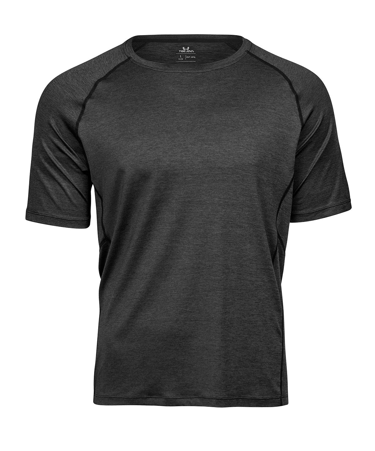 CoolDry tee (7020) - Black Melange