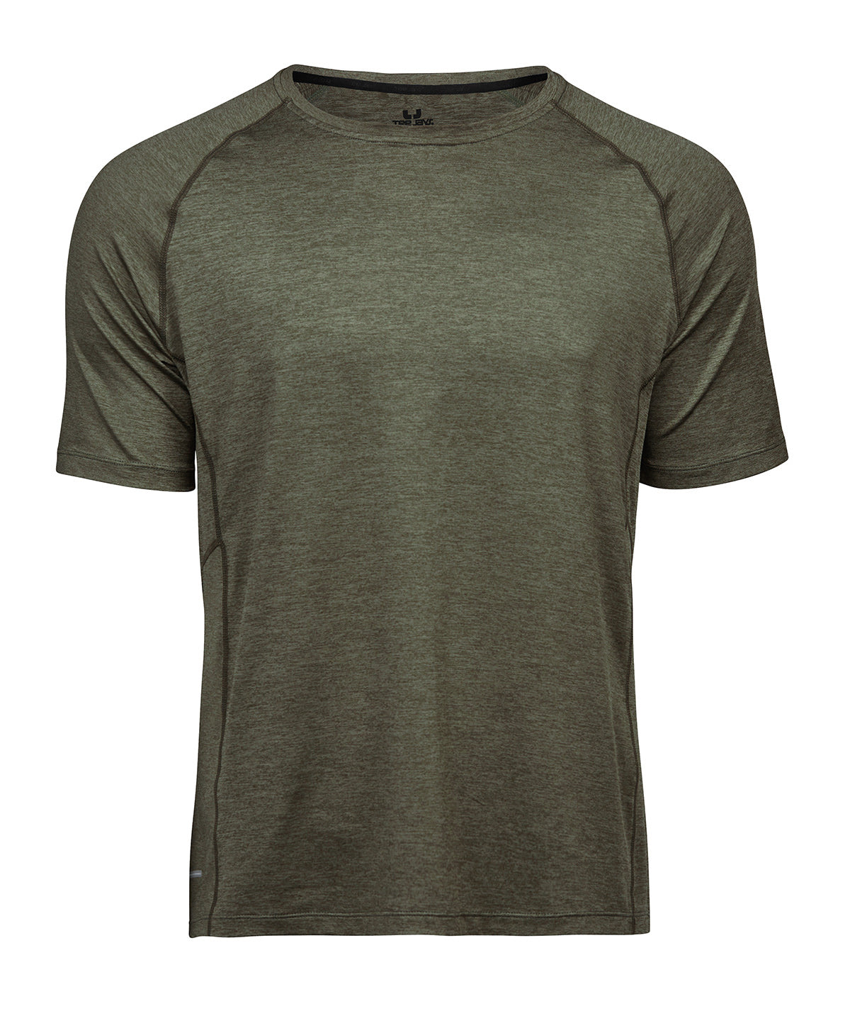 CoolDry tee (7020) - Olive Melange