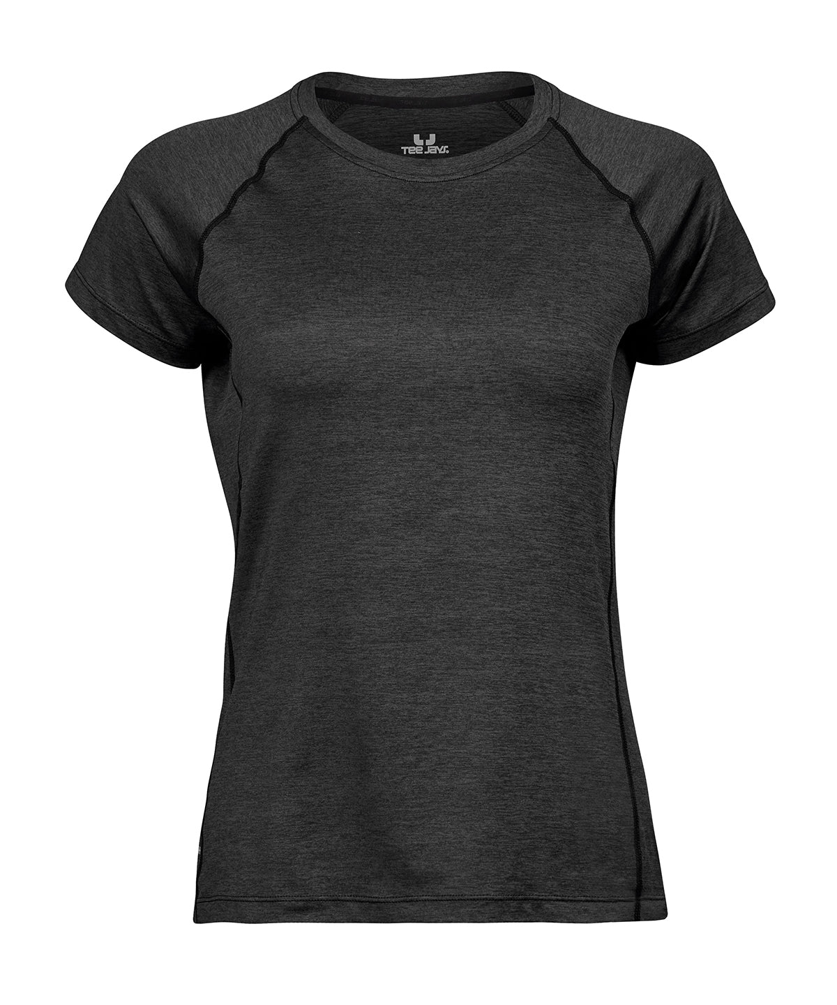 Women’s CoolDry tee (7021) - Black Melange