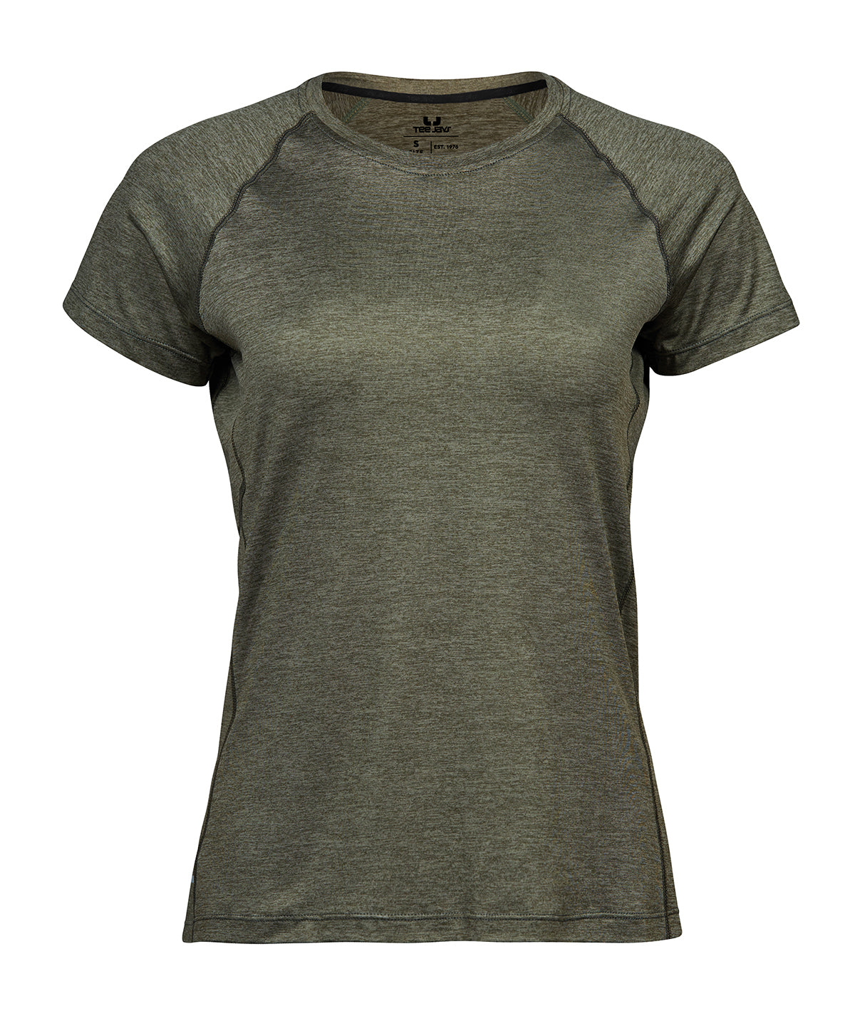 Women’s CoolDry tee (7021) - Olive Melange