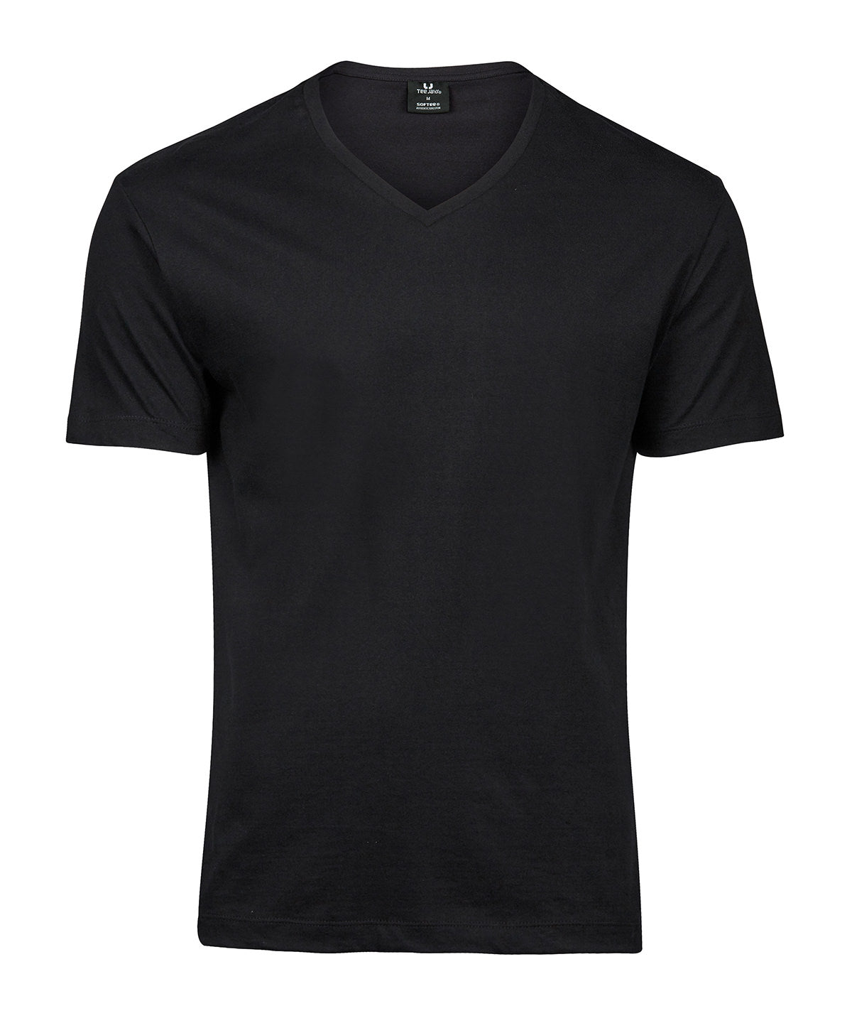 Fashion v-neck Sof tee (8006) - Black