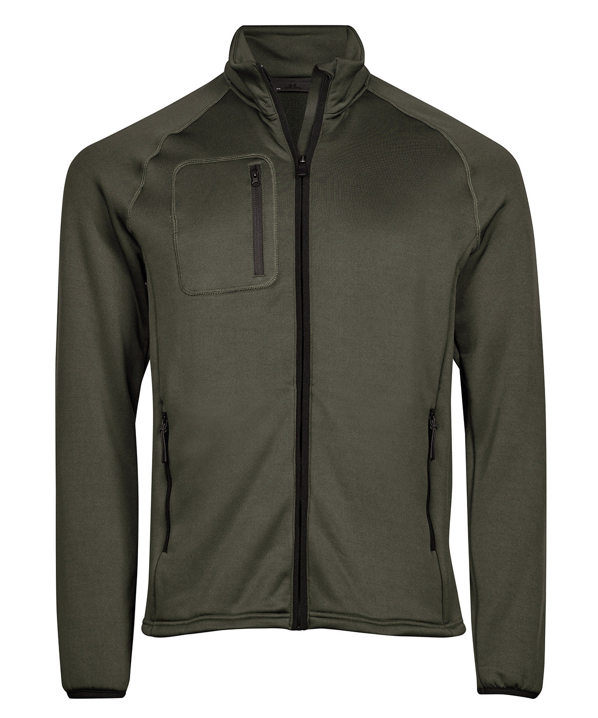 Stretch fleece (9100) - Deep Green
