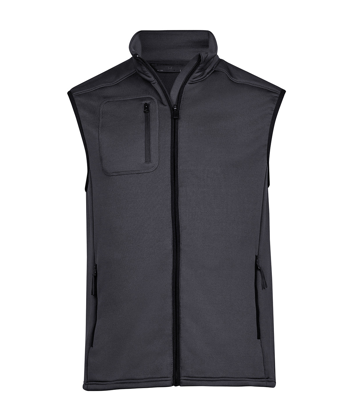 Stretch fleece bodywarmer (9104) - Dark Grey