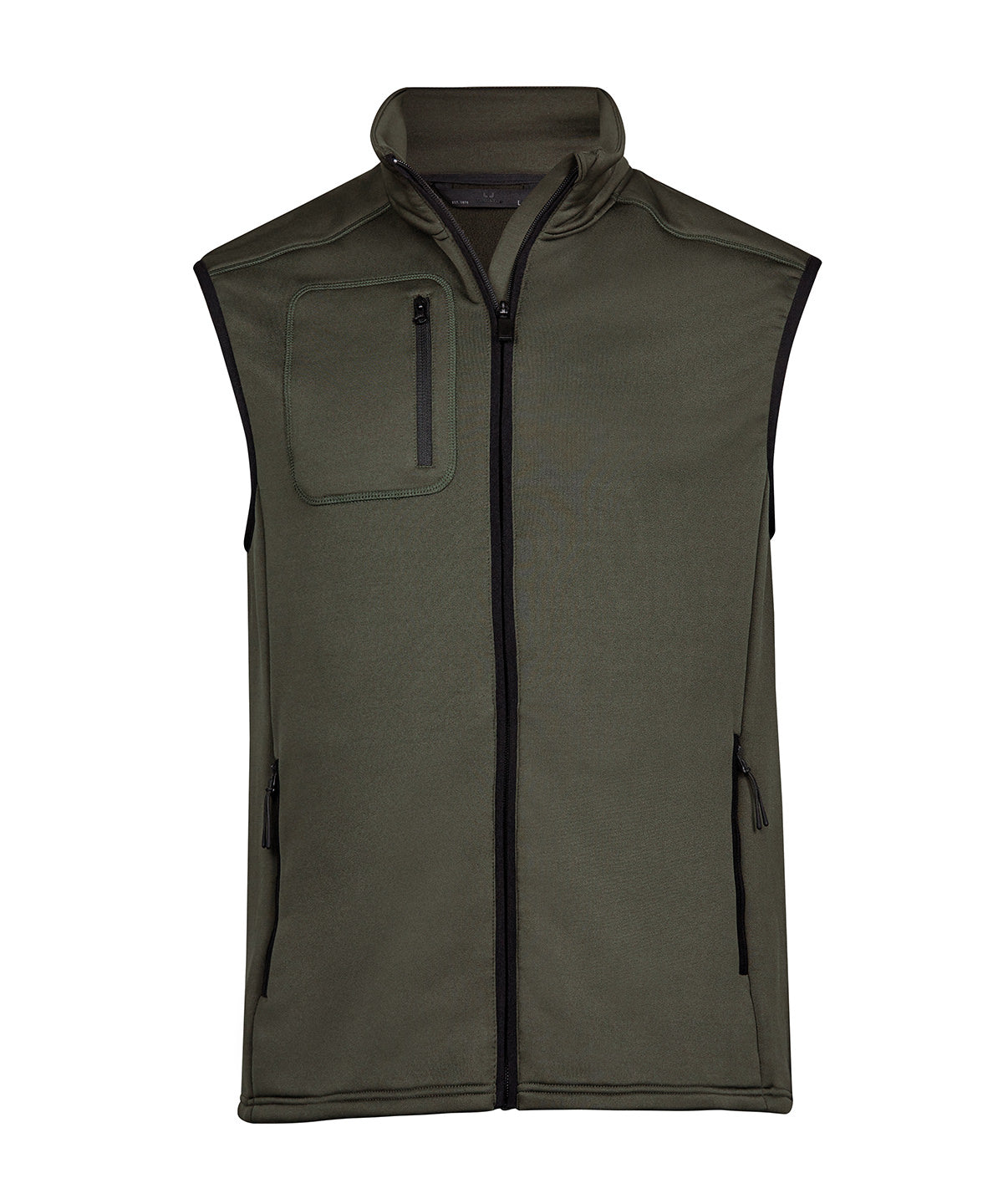 Stretch fleece bodywarmer (9104) - Deep Green