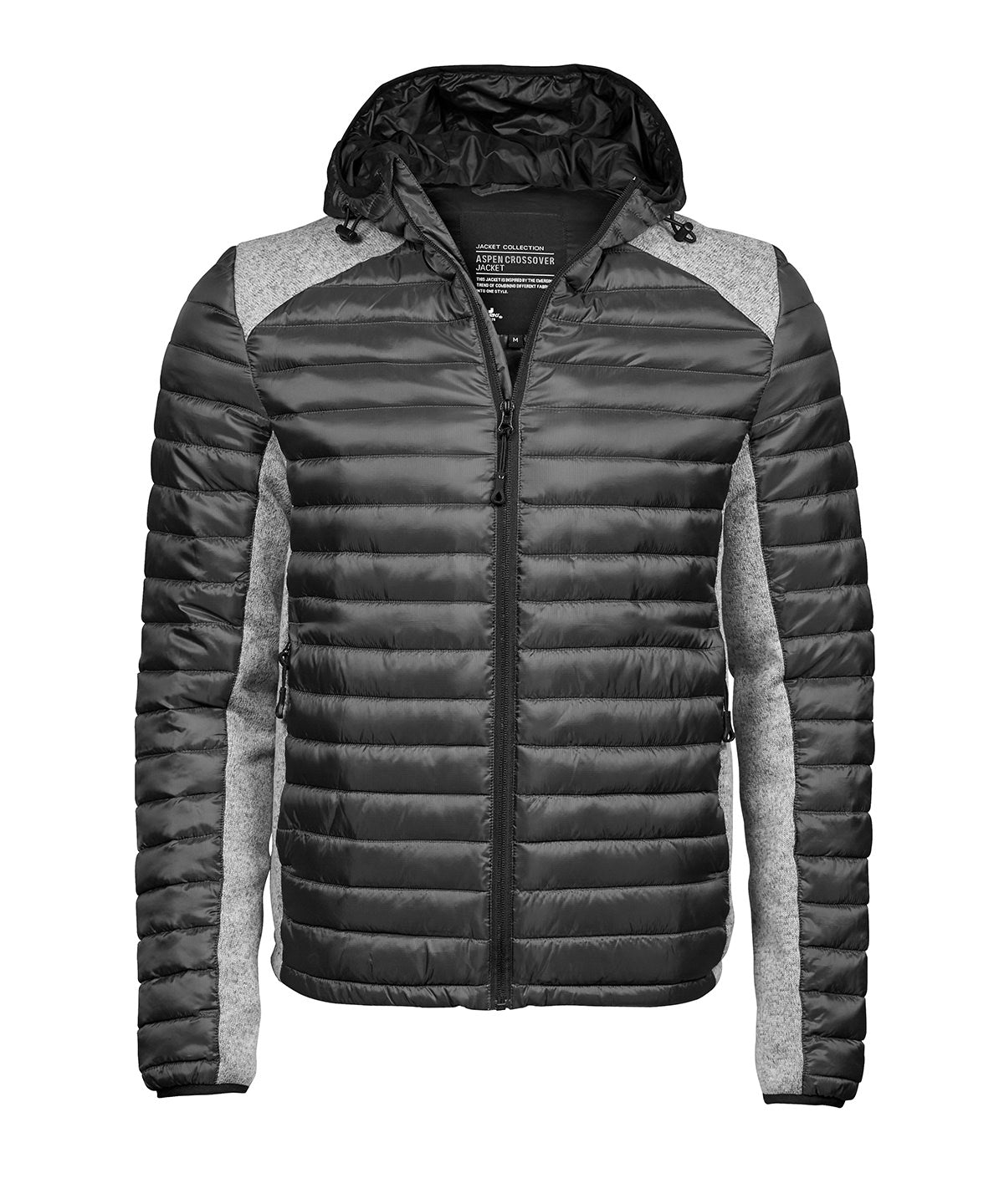 Hooded outdoor crossover (9610) - Sport Grey/Grey Melange