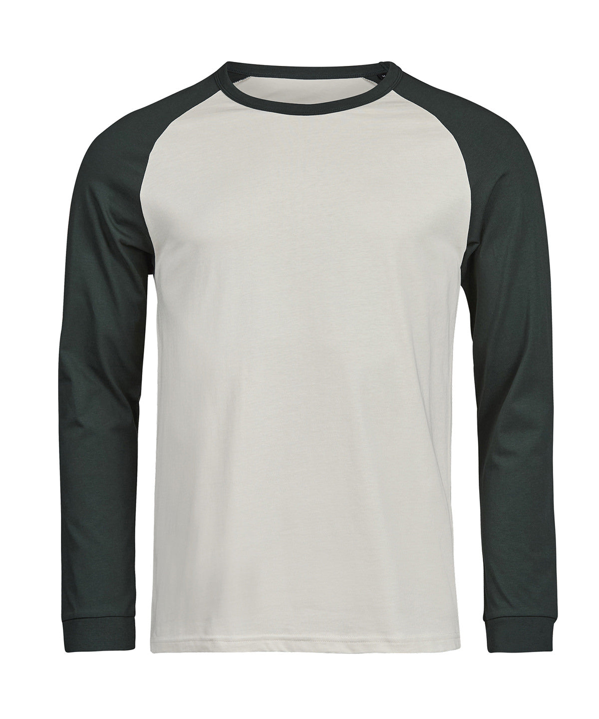 UNLABELED baseball tee (1170) - Cement/Dark Green