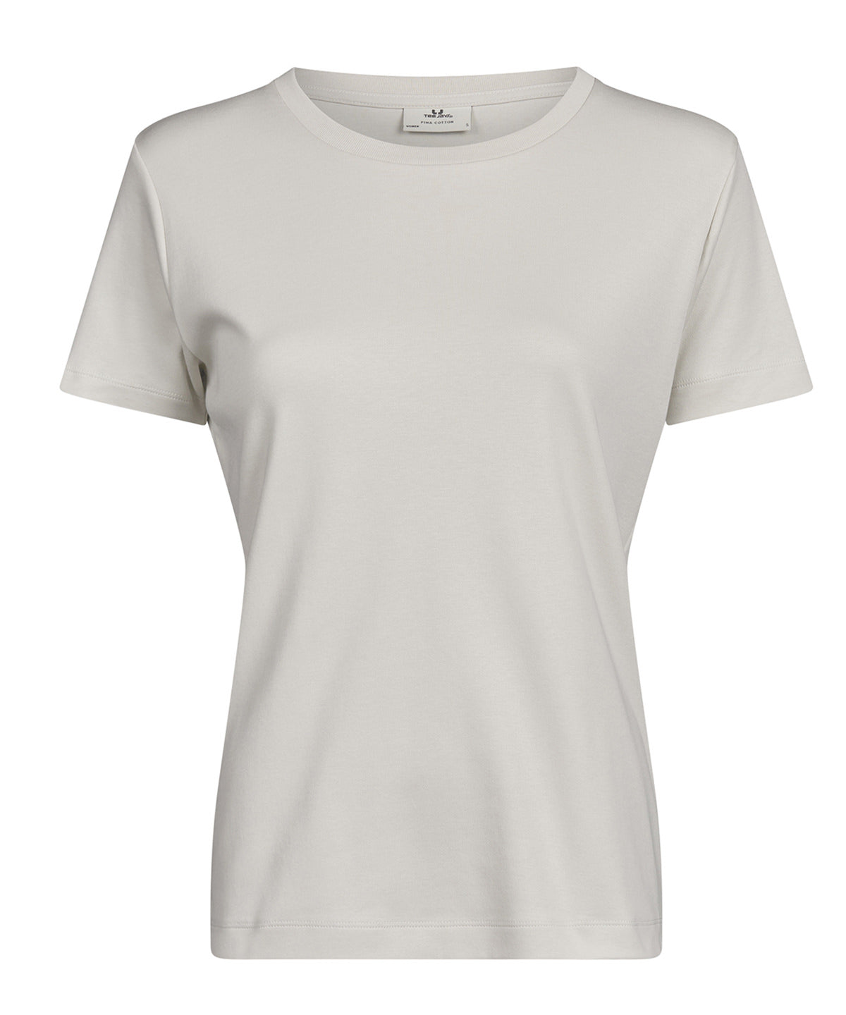 Women’s Pima cotton tee (1451) - Cement