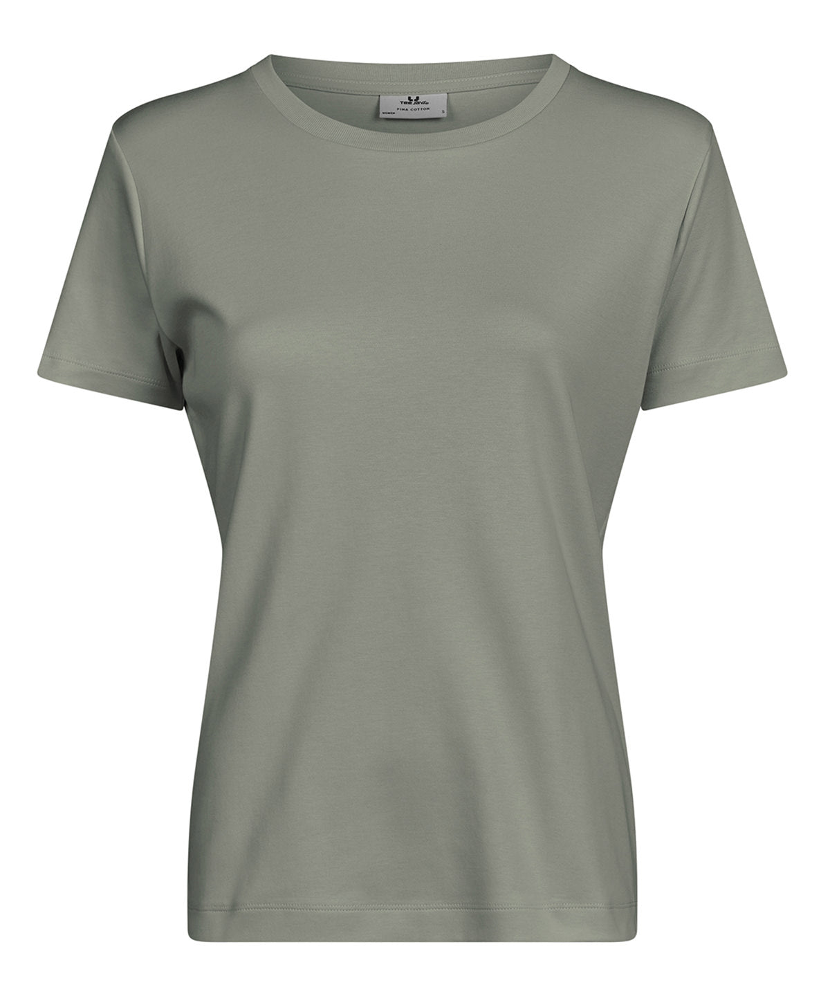 Women’s Pima cotton tee (1451) - Sage
