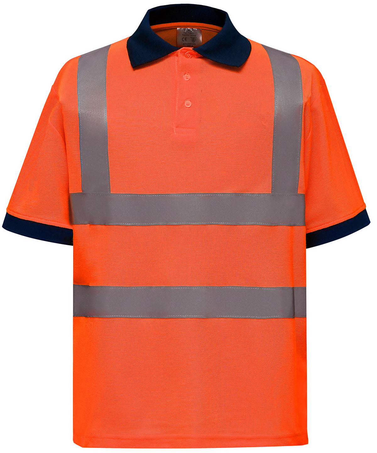 Hi-vis short sleeve polo (HVJ210) - Orange