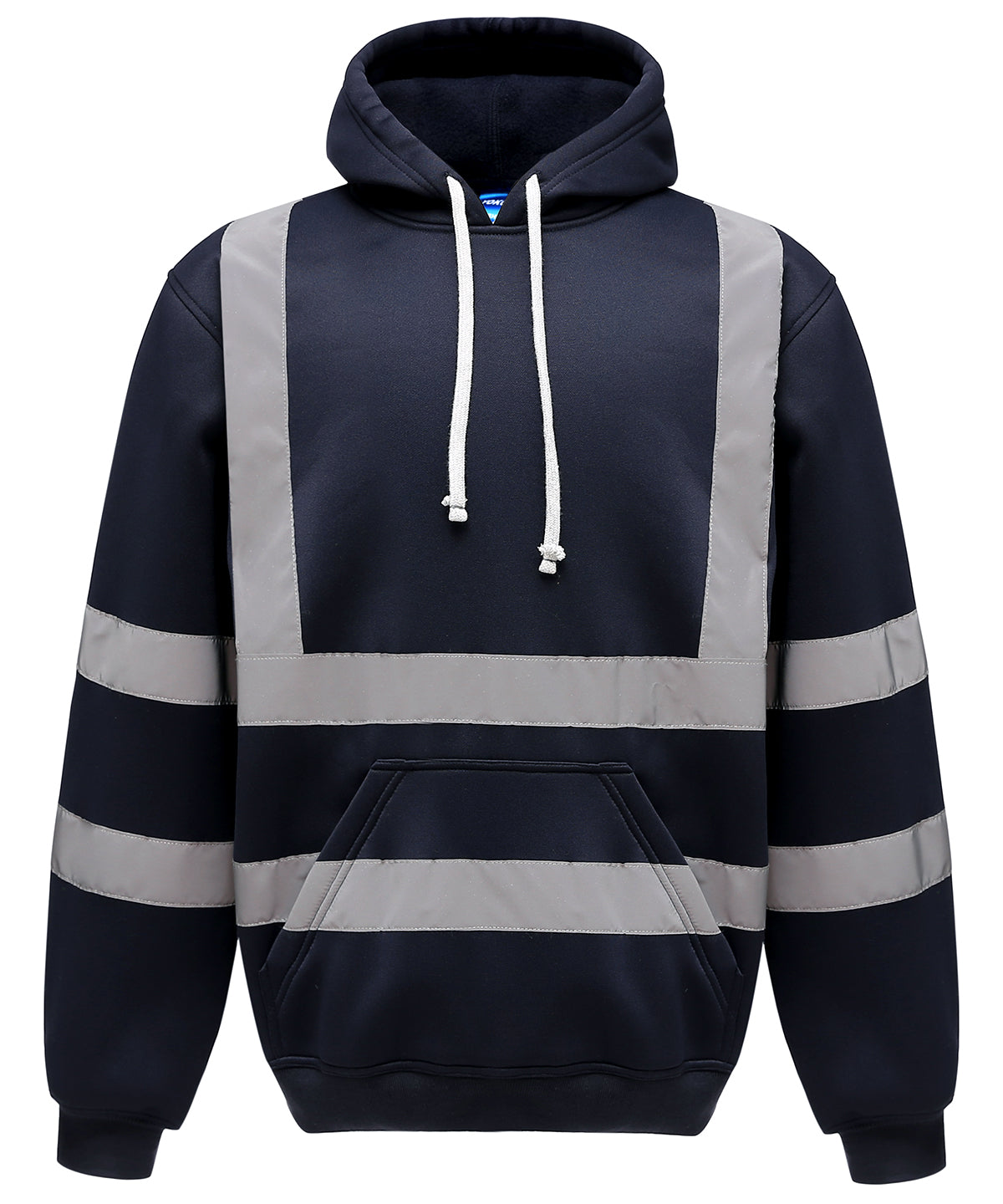 Hi-vis pull-over hoodie (HVK05) - Navy