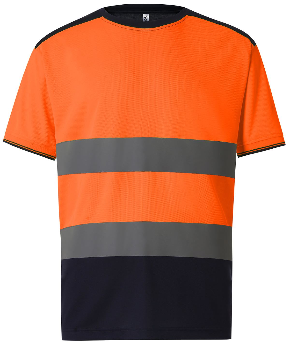 Hi-vis two-tone t-shirt (HVJ400) - Orange/Navy