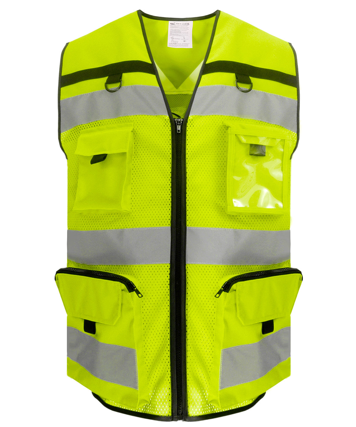 Hi-vis ripstop tool vest (HVW108) - Hi-vis Yellow Mesh